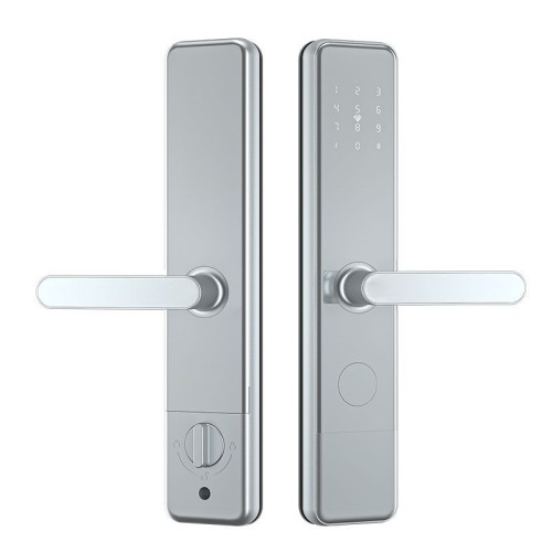 Apartment anti-theft door lock fingerprint password lock hotel magnetic card induction swipe card lock graffiti all loc