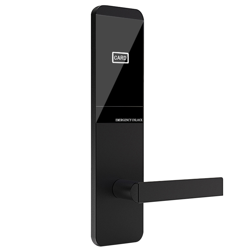 Frosted hotel door lock hotel card lock password lock apartment homestay induction lock ic card magnetic card lock wood
