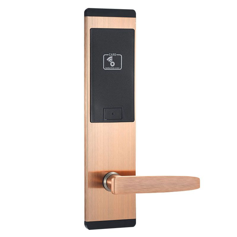 Hotel door lock card lock wooden door guest room apartment homestay ic card smart electronic access control hotel magne