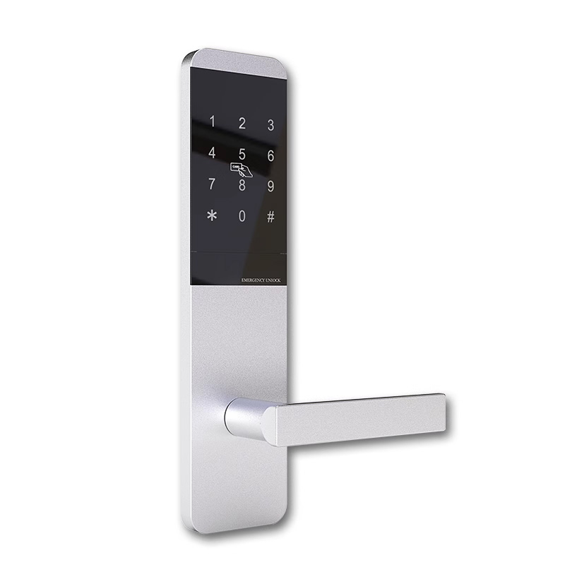 Frosted hotel door lock hotel card lock password lock apartment homestay induction lock ic card magnetic card lock wood